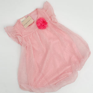 Pink Tulle Bubble Dress - First Impression - NWT